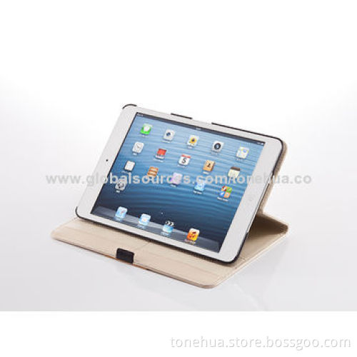 Sleep Leather Cover with Double Books Design for iPad Mini 2